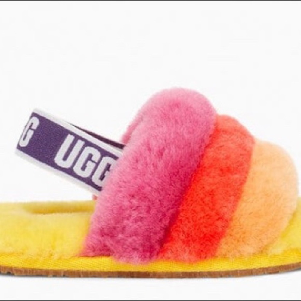 Rain fluff Yeah ugg slides